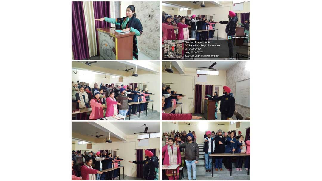 Red Ribbon Club @ Guru Teg Bahadur Khalsa College of Education, Dasuya